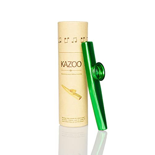 MOCOST Exquisite Kazoo ، آلة موسيقية صغيرة مع صندوق رائع ، تساعد في إنشاء الموسيقى بدون نظرية موسيقية ، ألعاب موسيقية تعليمية للأطفال والكبار (أخضر) MOCOST Exquisite Kazoo ، آلة موسيقية صغيرة مع صندوق رائع ، تساعد في إنشاء الموسيقى بدون نظرية موسيقية ، ألعاب موسيقية تعليمية للأطفال والكبار (أخضر)