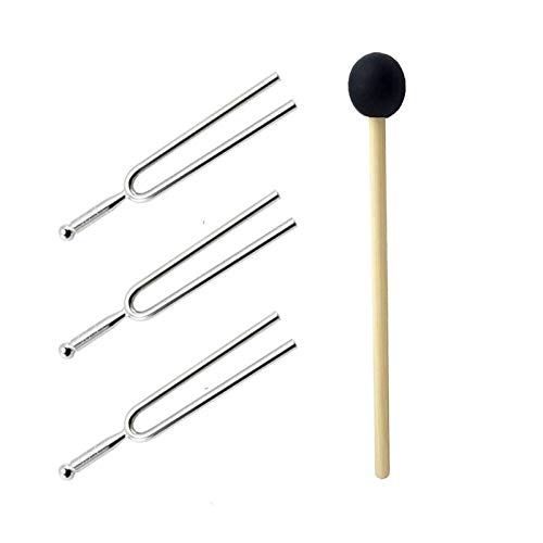 S-Mechanic Tuning Fork ، 3 Pack A440Hz Tuning Fork - قياسي A 440 هرتز كمان موالف الغيتار الموسيقية مع مطرقة سيليكون S-Mechanic Tuning Fork ، 3 Pack A440Hz Tuning Fork - قياسي A 440 هرتز كمان موالف الغيتار الموسيقية مع مطرقة سيليكون