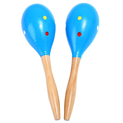 Maracas ، آلة موسيقية لاتينية خشبية احترافية من Rumba Shakers ، خشخيشات إيقاعية يدوية مع إيقاع السالسا الصافي للبالغين ، مجموعة من 2 Maracas ، آلة موسيقية لاتينية خشبية احترافية من Rumba Shakers ، خشخيشات إيقاعية يدوية مع إيقاع السالسا الصافي للبالغين ، مجموعة من 2