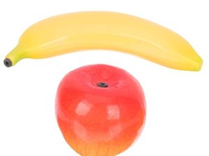 Generic 2 قطعة هزازات يدوية موسيقية هزازات قرع الفواكه محاكاة هزازات الفاكهة للأطفال البالغين ، T1347YMAO00B7I1ELB