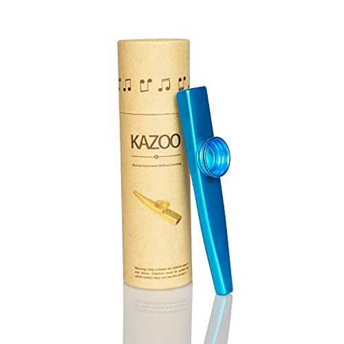 MOCOST Exquisite Kazoo ، آلة موسيقية صغيرة مع صندوق رائع ، تساعد في إنشاء الموسيقى بدون نظرية موسيقية ، ألعاب موسيقية تعليمية لترفيه الأطفال والكبار (أزرق) MOCOST Exquisite Kazoo ، آلة موسيقية صغيرة مع صندوق رائع ، تساعد في إنشاء الموسيقى بدون نظرية موسيقية ، ألعاب موسيقية تعليمية لترفيه الأطفال والكبار (أزرق)