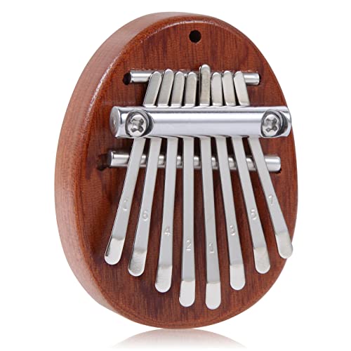 HoozGee Kalimba Mini Thumb Piano 8 Keys Marimbas Portable Finger Finger Marimbas مع حبل هدايا خاصة للأطفال والكبار للمبتدئين (Mini Kalimba) HoozGee Kalimba Mini Thumb Piano 8 Keys Marimbas Portable Finger Finger Marimbas مع حبل هدايا خاصة للأطفال والكبار للمبتدئين (Mini Kalimba)