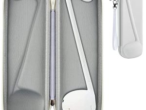 جراب متوافق مع Otamatone [الإصدار الإنجليزي] جهاز المزج المحمول للآلات الموسيقية الإلكترونية اليابانية ، حامل تخزين ألعاب الموسيقى الآلي من أجل Otamatone الحجم العادي (صندوق فقط) (أبيض)