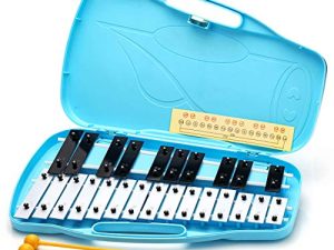 MYEONGCHANG 25note Glockenspiel، Xylophone for Kids and Adult Purcussion Instrument [صنع في كوريا]