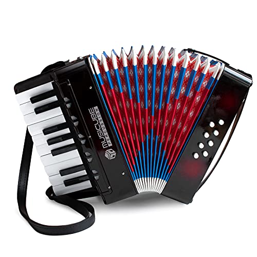 أداة MUSICUBE الأكورديون للأطفال 17 مفتاحًا 8 باس أكورديون مع أشرطة للمبتدئين والكبار ، لعبة الآلات الموسيقية التعليمية للأولاد والبنات الذين تتراوح أعمارهم بين 3 سنوات فما فوق (أسود) أداة MUSICUBE الأكورديون للأطفال 17 مفتاحًا 8 باس أكورديون مع أشرطة للمبتدئين والكبار ، لعبة الآلات الموسيقية التعليمية للأولاد والبنات الذين تتراوح أعمارهم بين 3 سنوات فما فوق (أسود)