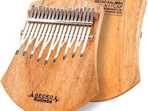 PARDUS Kalimba محمول من خشب كافور بيانو الإبهام ، بيانو إصبع مبيرا يدويًا ، آلة موسيقية مع تعليمات دراسية ومطرقة لحن ، هدية للأطفال والمبتدئين الكبار (17 مفتاحًا)