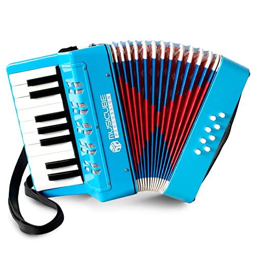 أداة MUSICUBE الأكورديون للأطفال 17 مفتاحًا 8 باس أكورديون مع أشرطة للمبتدئين والكبار ، لعبة الآلات الموسيقية التعليمية للأولاد والبنات الذين تتراوح أعمارهم بين 3 سنوات فما فوق (أزرق) أداة MUSICUBE الأكورديون للأطفال 17 مفتاحًا 8 باس أكورديون مع أشرطة للمبتدئين والكبار ، لعبة الآلات الموسيقية التعليمية للأولاد والبنات الذين تتراوح أعمارهم بين 3 سنوات فما فوق (أزرق)